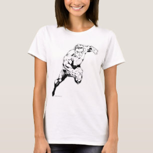 Comic Style - Swift Jump, Black and White T-Shirt