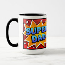 Comic Super Dad Photo From Kids