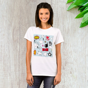 Comic Symbols Womens T-Shirt