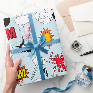 Comic Symbols Wrapping Paper