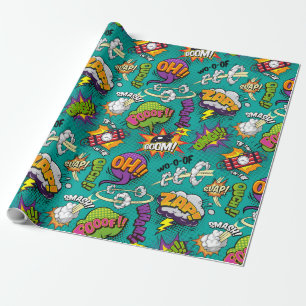 Comic Themed  Wrapping Paper