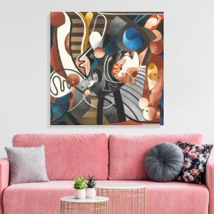 Comic Wedlock Francis Picabia Canvas Print