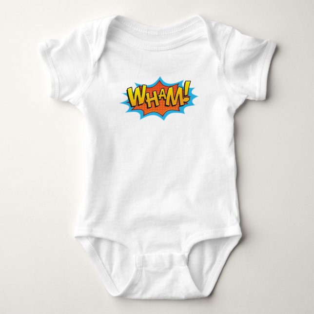 Comic Wham! Baby Bodysuit (Front)