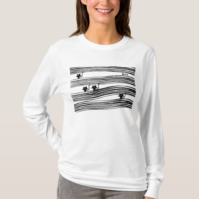 Comical Cats Tee Shirt (Front)