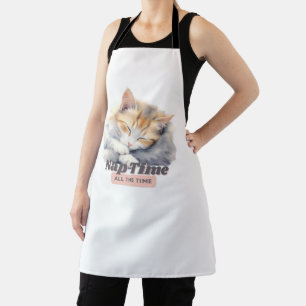 Comical Kitten Gifts for Cat Moms Apron