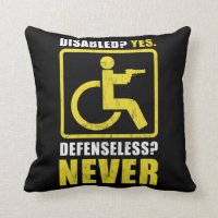Comical Men Women Handicap Funny Wheelchair Disabl