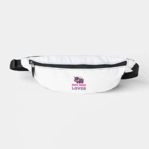 Comical MOO DENG LOVER Wild One Retro Gamer Hippo Bum Bags