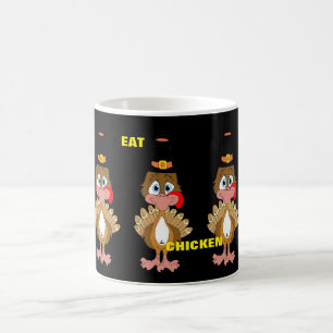 Comical Thanksgiving Turkey Coffee Mug
