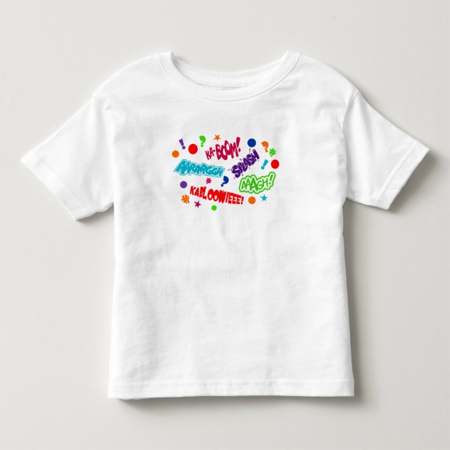Comics Call-Outs Toddler T-Shirt (Front)