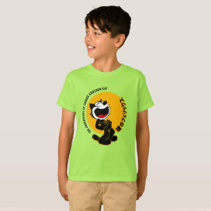 Comics Cartoon Cat   Kids T-Shirt