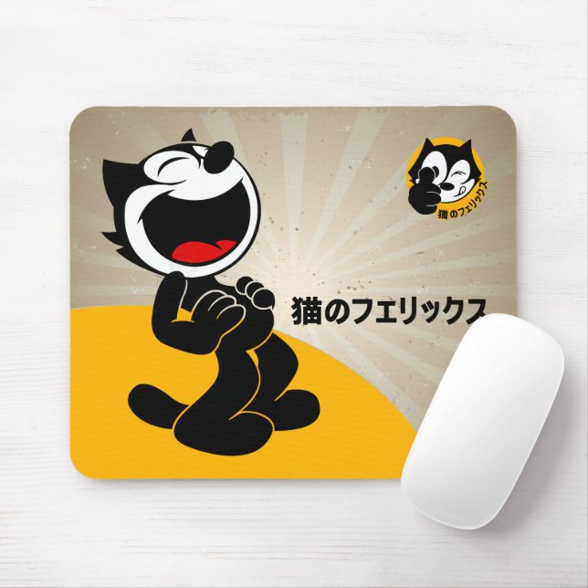 Comics Cartoon Cat |  Mouse Mat (With Mouse)