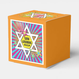 Comics Comic Book Bar Mitzvah Star of David Favour Box