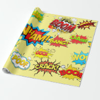 comics design Wrapping Paper
