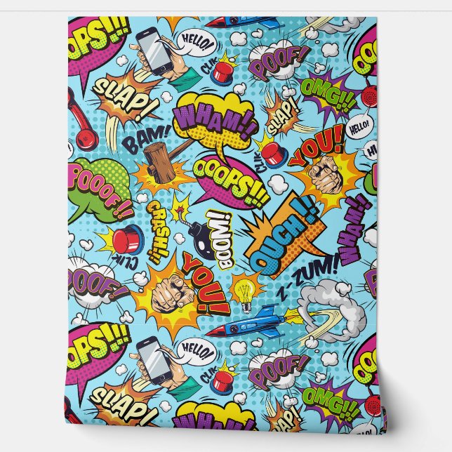 Comics Pattern Wallpaper (Unrolling)