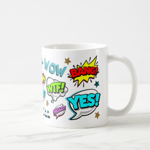 Comics Speech Bubbles Coffee Mug
