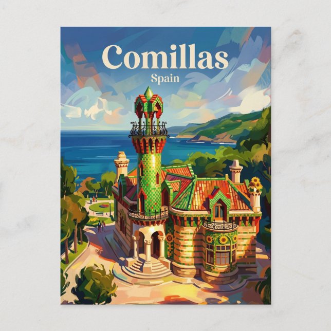 Comillas Spain Postcard (Front)