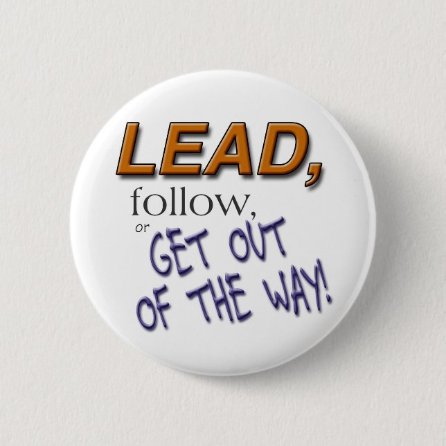 COMIN' THROUGH! 6 CM ROUND BADGE (Front)