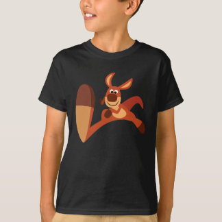 "Coming!!" Cute Cartoon Kangaroo Children T-Shirt