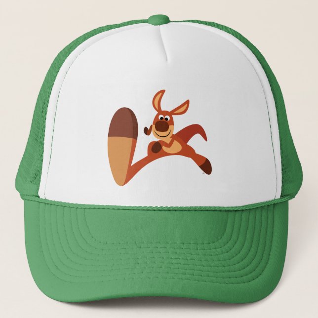 "Coming!!" Cute Cartoon Kangaroo Hat (Front)