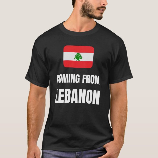 Coming from Lebanon T-Shirt (Front)