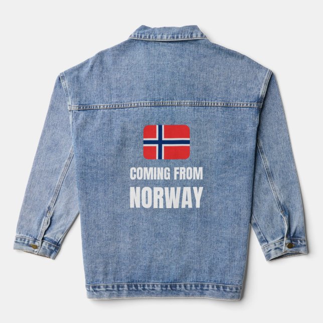 Coming from Norway Denim Jacket (Back)