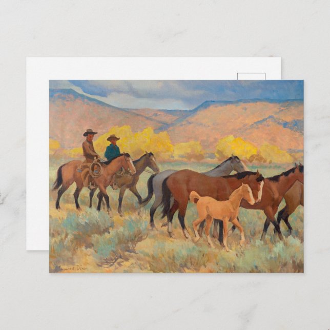 Coming Home by Maynard Dixon Postcard (Front/Back)