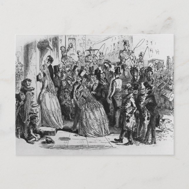 Coming home from church postcard (Front)