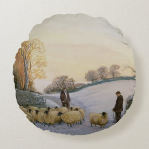 Coming home round cushion