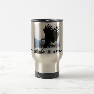 Coming in for landing, www.weatherpermittingala... travel mug