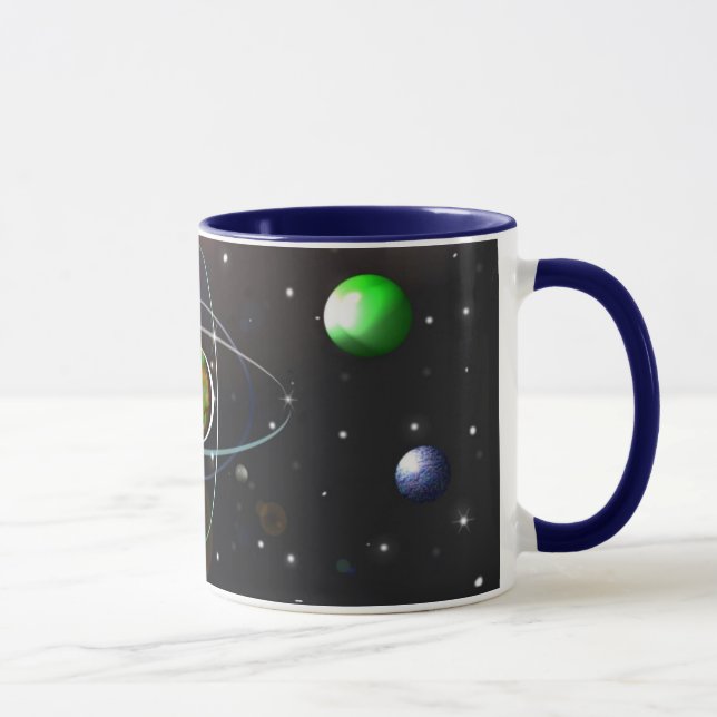 Coming Into Being by Roland Ally ceramic mug (Right)