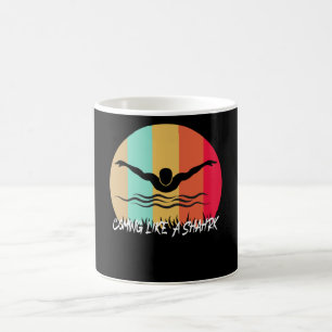 Coming Like A Shark - Fast Swimmer Coffee Mug