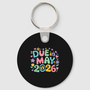 Coming May 2026 Due In New Baby Mom Mommy Mother P Key Ring