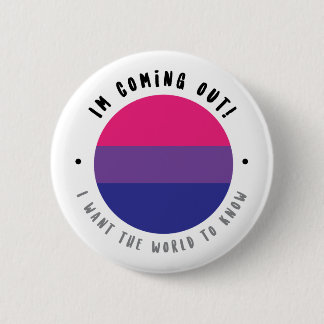 Coming Out - Bisexual Button