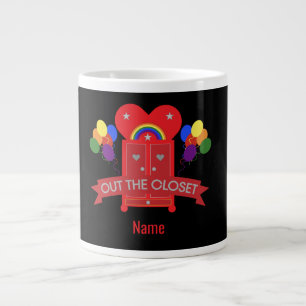 Coming Out Gay Party Celebration Large Coffee Mug
