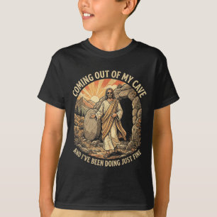 Coming Out Of Cave Shirt Jesus Christian Religion