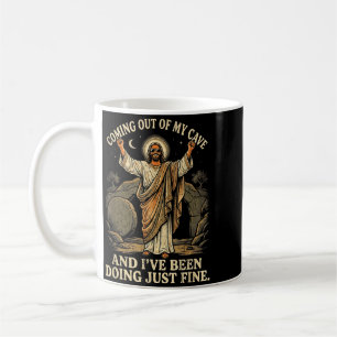 Coming Out Of Cave Shirt Jesus Christian Religion Coffee Mug