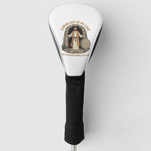 Coming Out of My Cave Funny Christian Vintage Shir Golf Head Cover