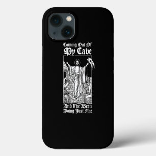 Coming Out Of My Cave Jesus Christian Jesus Meme iPhone 13 Case