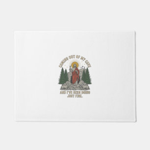 Coming Out of My Cave Resurrection Lyric Shirt Des Doormat