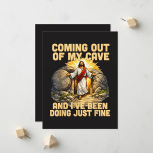 Coming Out of My Cave The Jesus Resurrection Announcement