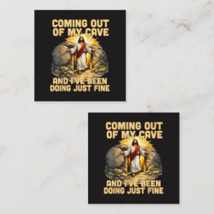 Coming Out of My Cave The Jesus Resurrection Card