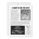 Coming Soon Baby Newspaper Pregnancy Announcement