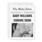 Coming Soon Baby Newspaper Pregnancy Announcement