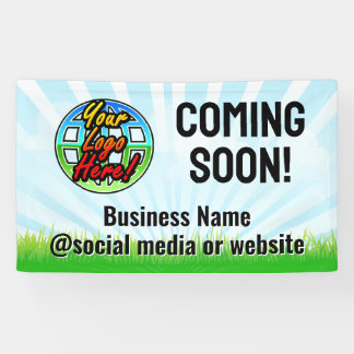 Coming Soon Business Announcement Logo Banner