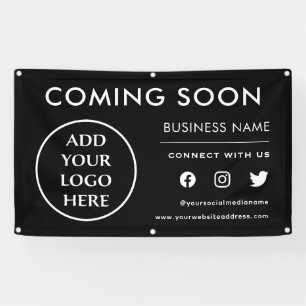 Coming Soon Corporate Professional Company Name Banner
