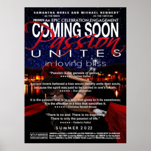 Coming Soon Engagement Display Poster