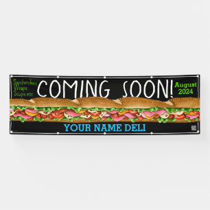 Coming Soon Grand Opening Sandwich Shop Deli Banner