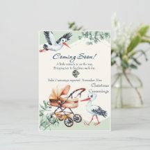 Coming Soon Stork & Pram Pregnancy