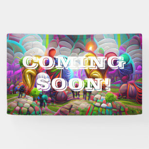 Coming Soon Vinyl Banner 3' x 5' Banner