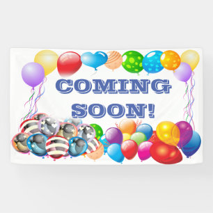 Coming Soon Vinyl Banner 3' x 5' Banner